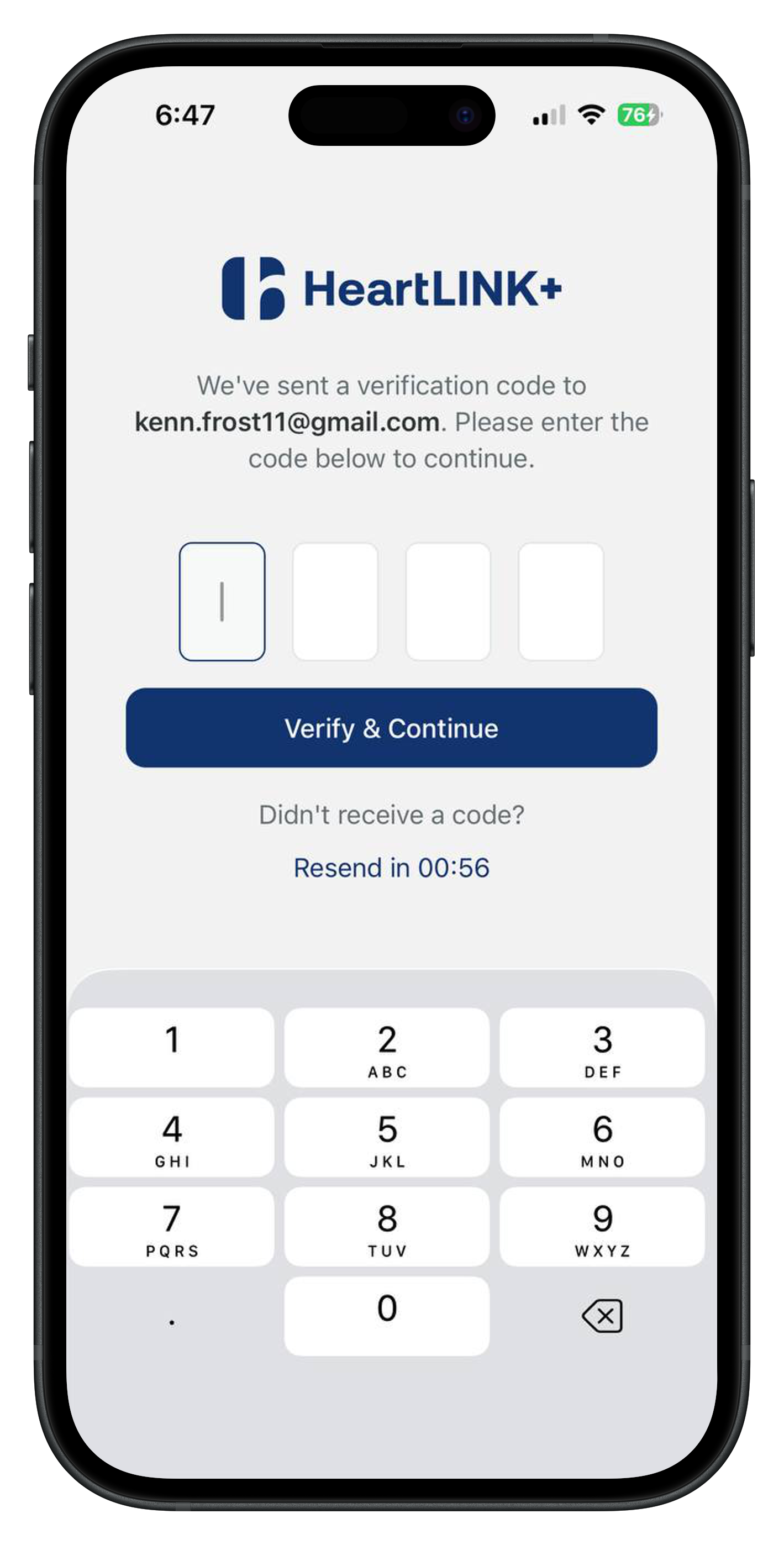Unique app screen 6